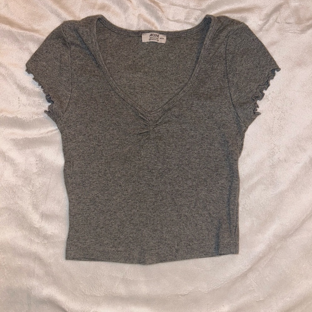 XS Ardene Lettuce Edge Baby Tee